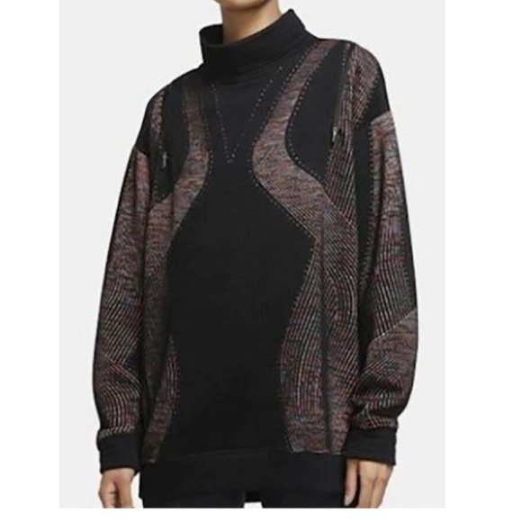 Nike City Ready Long Sleeve Oversized Training Top Women Medium Athletic Sporty - Picture 2 of 10